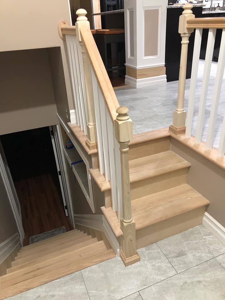 Stair Remodel Banisters Railing Carpentry Contractor